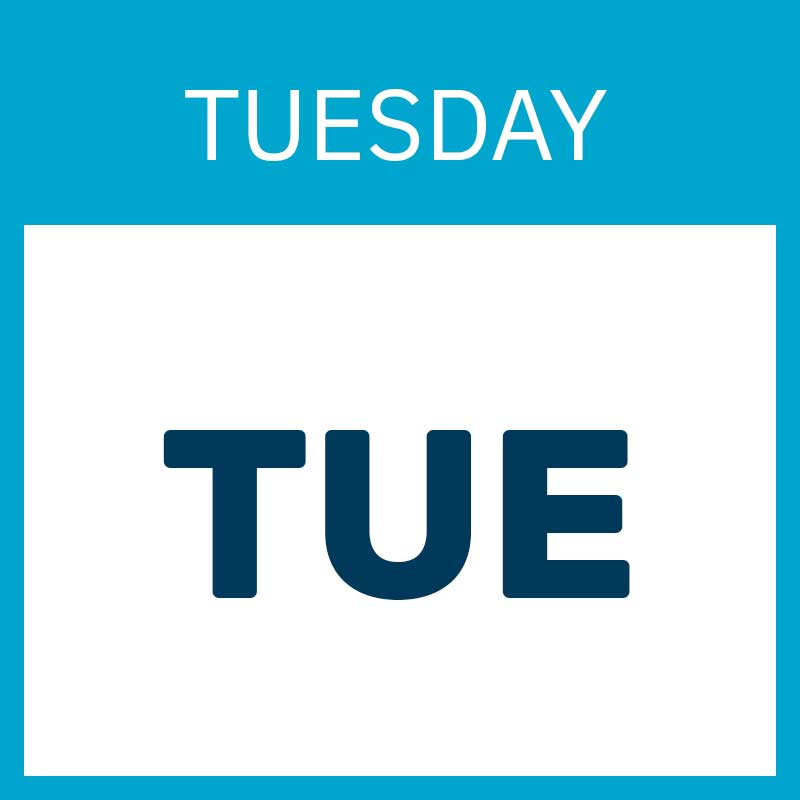 Tuesday, August 18, 2026